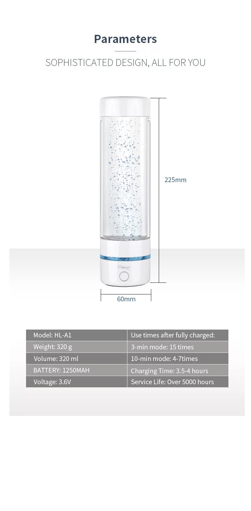 Tyent Hydrogen Water Generator